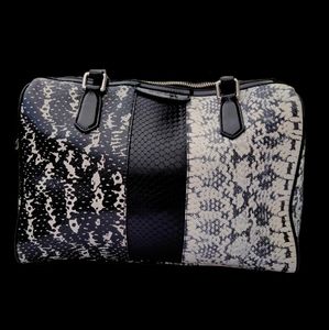 Coach snake print handbag